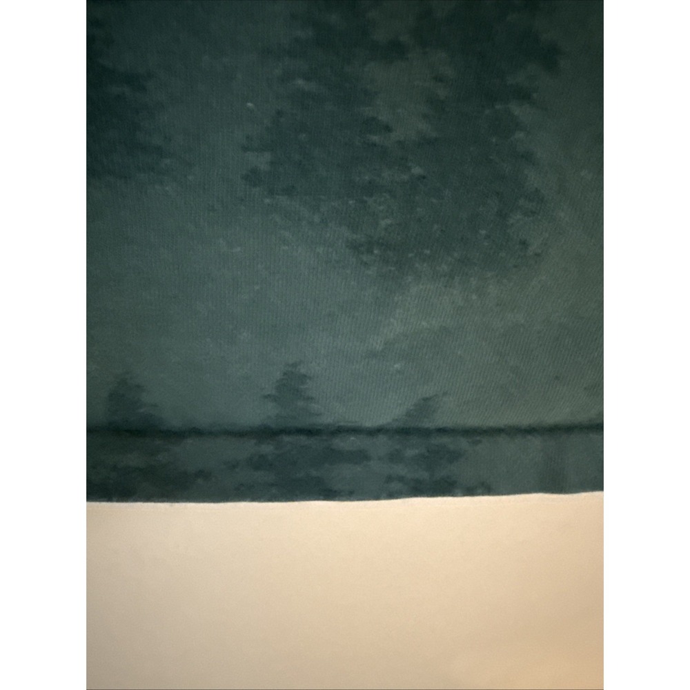 Prairie Mountain Mens Green T-Shirt Wolf Branson Size XL USA Tree Print S Stitch - Picture 7 of 7